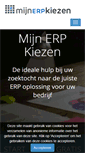 Mobile Screenshot of mijnerpkiezen.nl