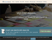 Tablet Screenshot of mijnerpkiezen.nl